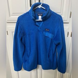 Patagonia royal blue fleece pullover L